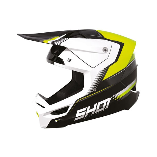 BMX-helm SHOT RACE Tracer Neongeel