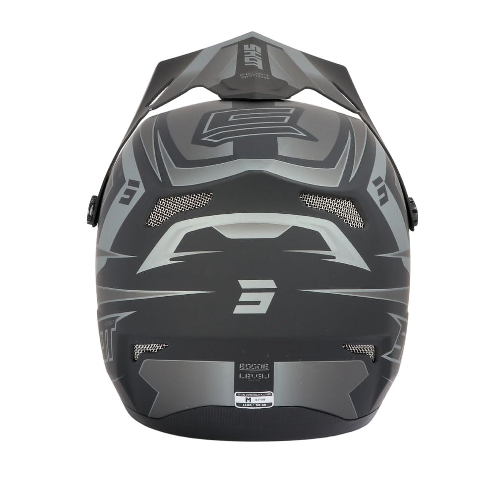 BMX-helm SHOT ROGUE Junior Level Black Matt
