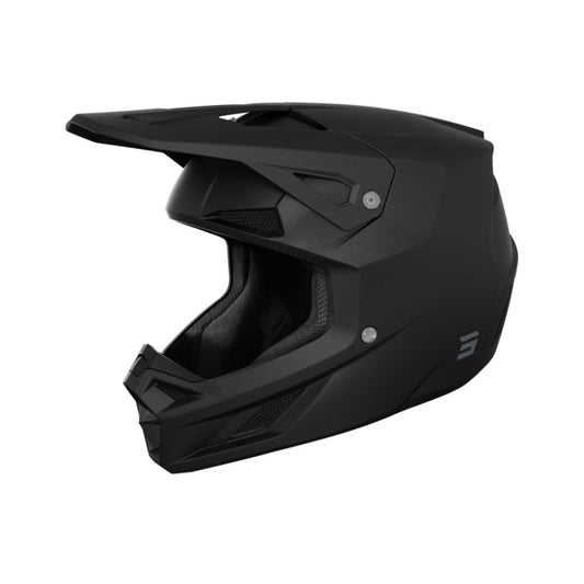 BMX-helm SHOT SPEED effen zwart mat