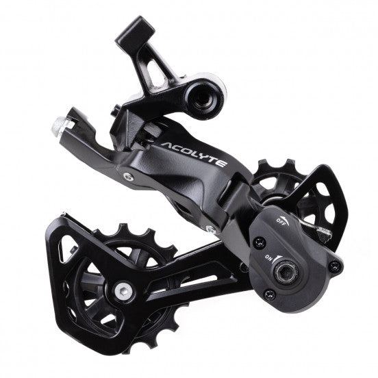 MICROSHIFT ACOLYTE V2 8 Speed Medium Cage springlock achterderailleur