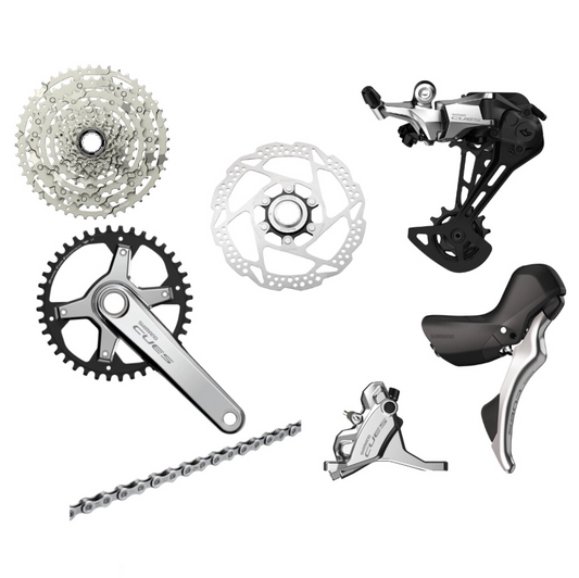 Groep SHIMANO CUES 10V - Polish Silver Edition