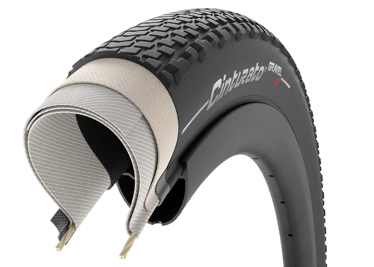 PIRELLI CINTURATO GRAVEL H CLASSIC 700x50c Tubeless voorbereid Beige band