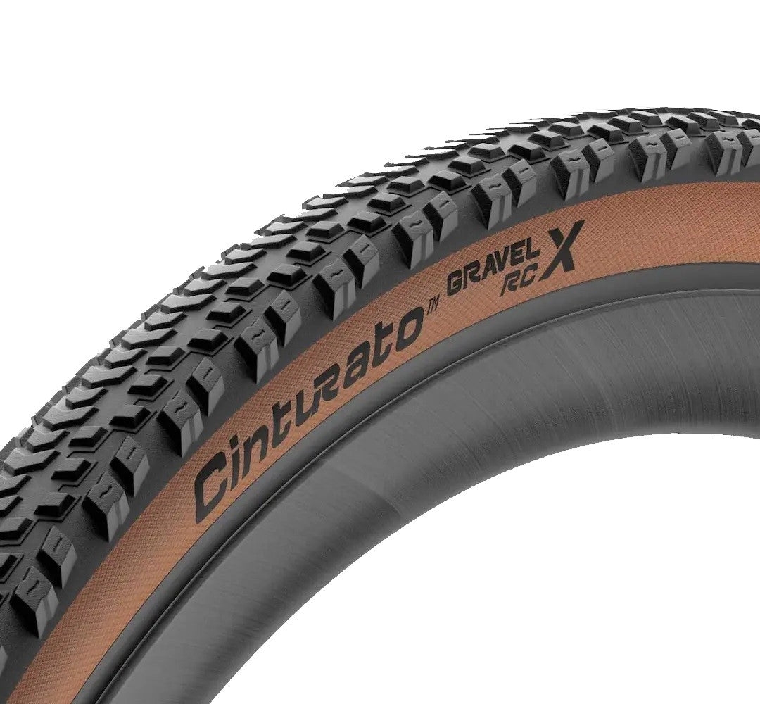 PIRELLI CINTURATO RCX 700x35c Tubeless Ready Zacht Bruin band