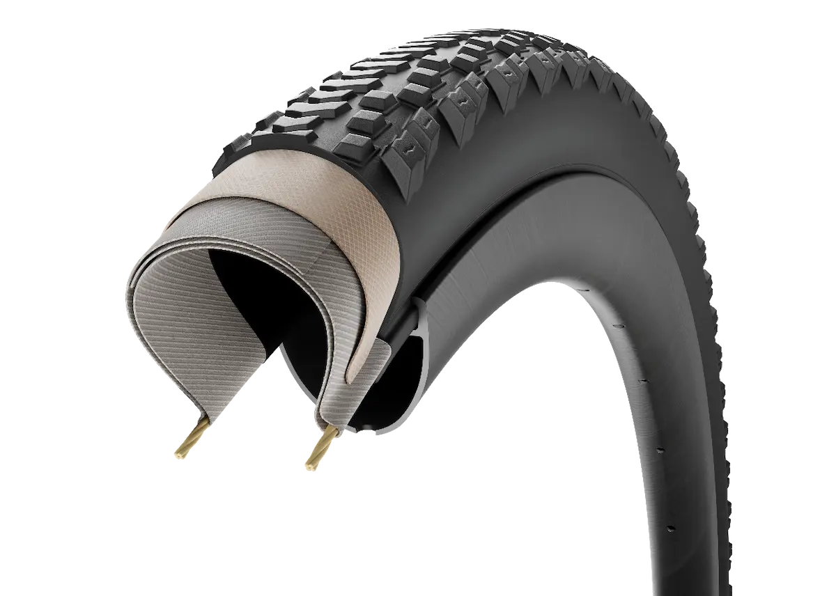 PIRELLI CINTURATO GRAVEL RM High Performance 700c Tubeless Ready-band, geel
