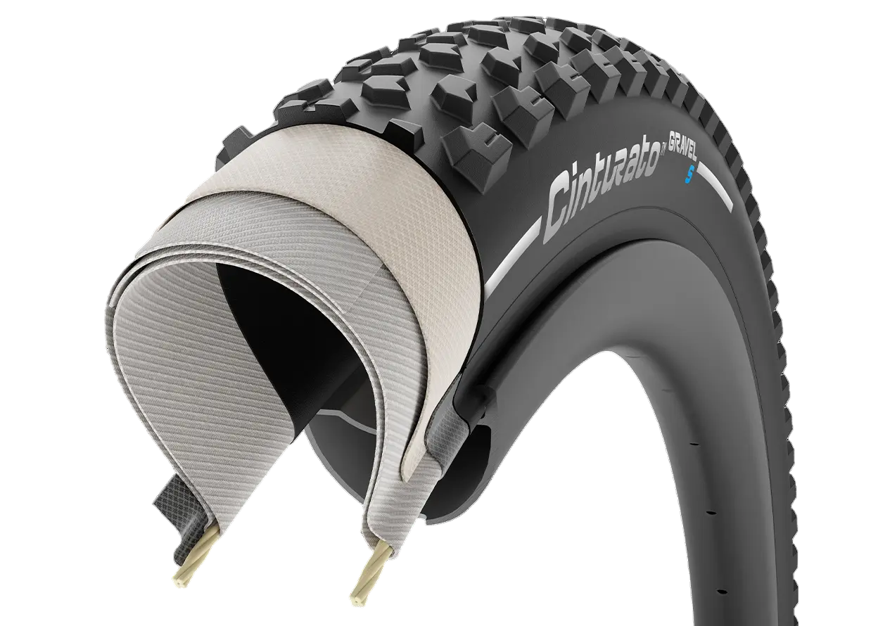 PIRELLI CINTURATO GRAVEL S 700x40c Tubeless Ready Zwart band