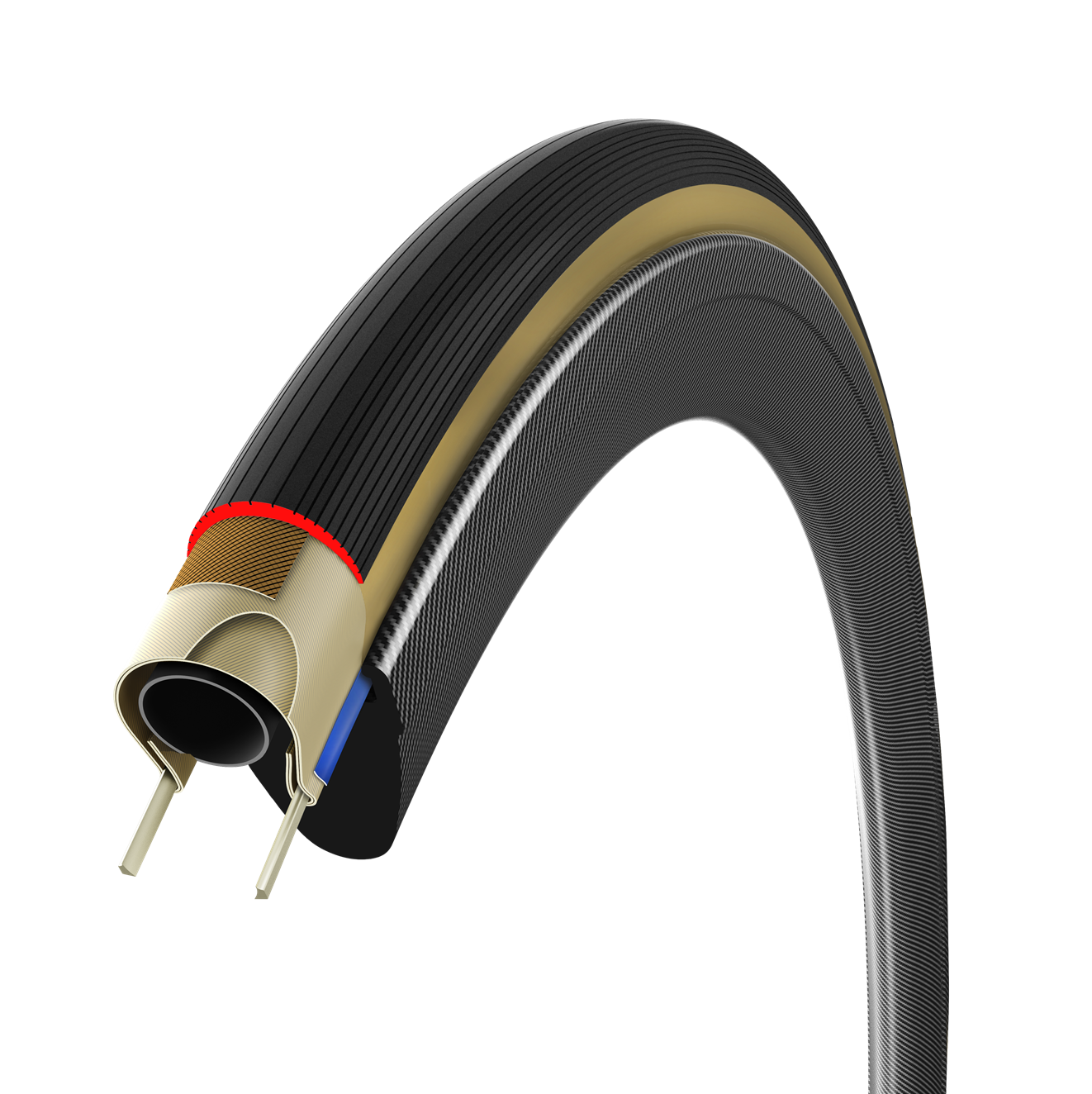 VITTORIA CORSA PRO 700x26c Graphene G2.0 Tubetype Beige band
