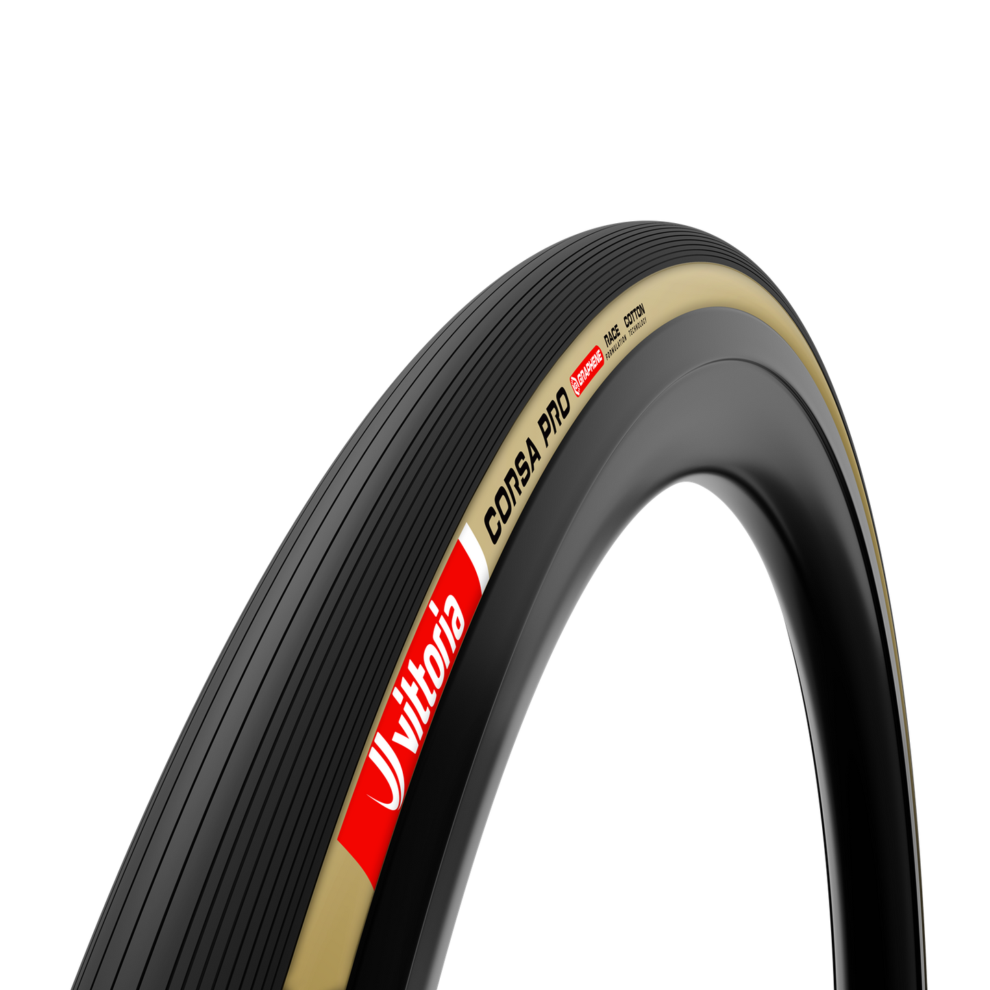VITTORIA CORSA PRO 700x26c Graphene G2.0 Tubetype Beige band
