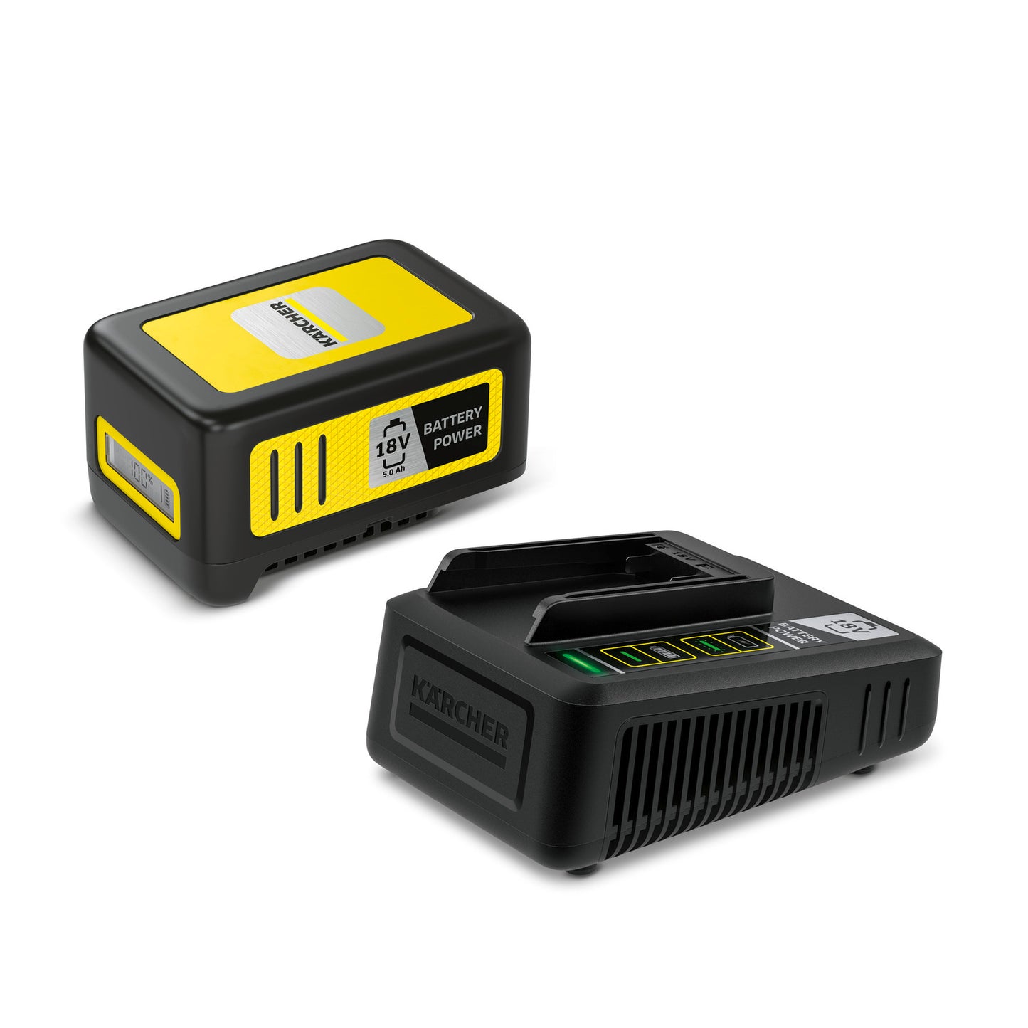 KÄRCHER Battery Power-accu-set 18 V / 5 Ah + snellader