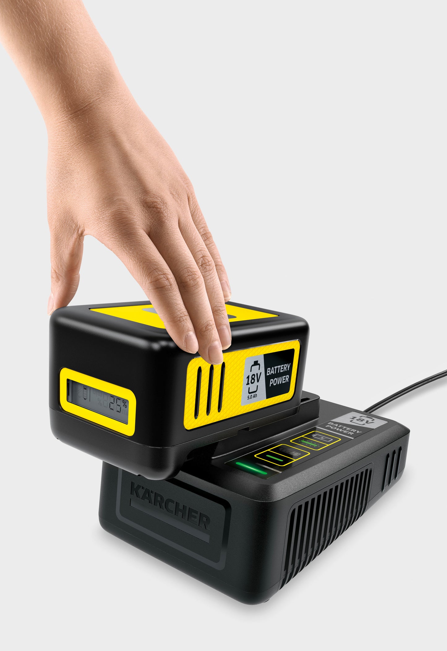 KÄRCHER Battery Power-accu-set 18 V / 5 Ah + snellader