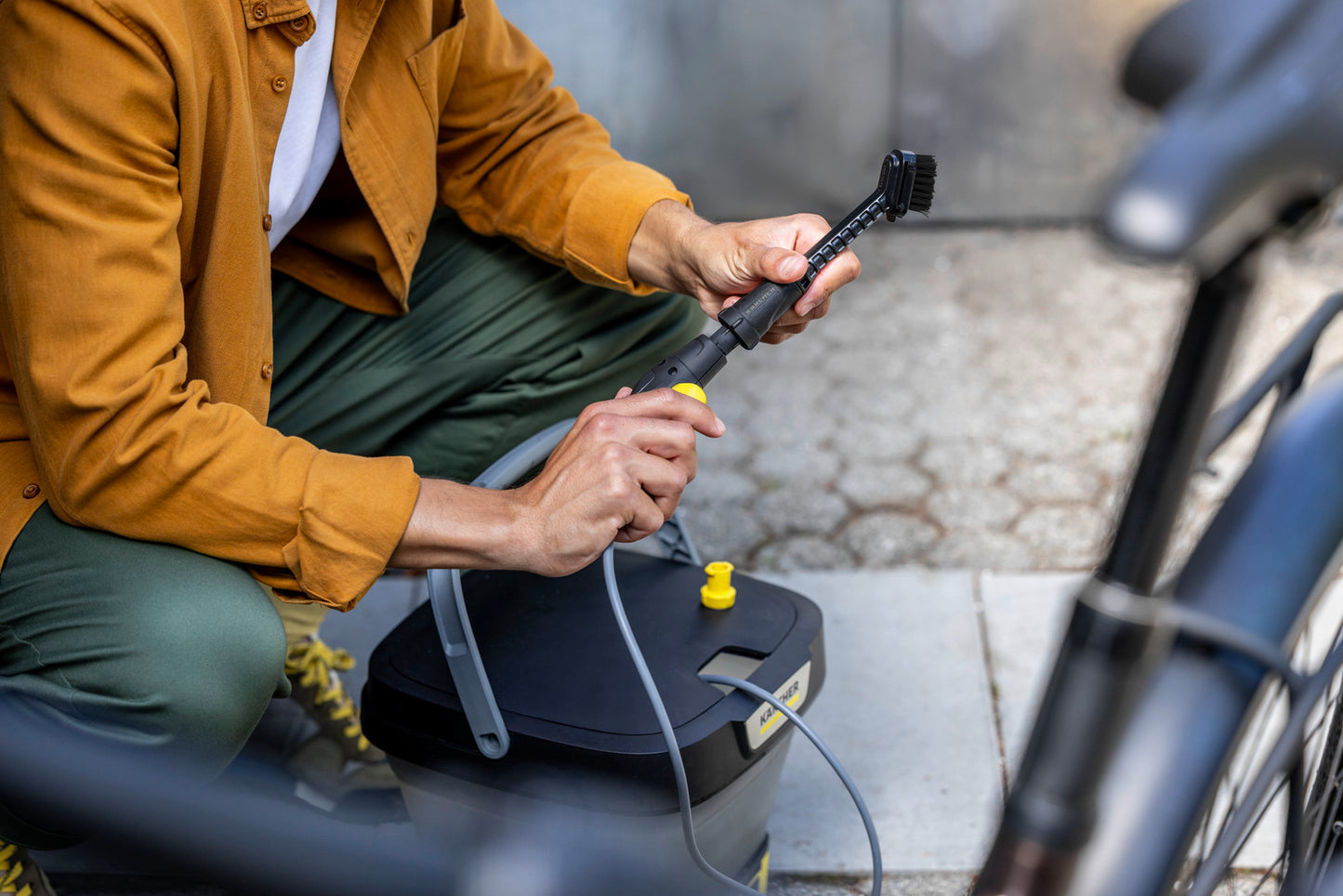 KÄRCHER-precisie-reinigingsborstel voor de mobiele reinigingsmachines OC 3 en OC 4