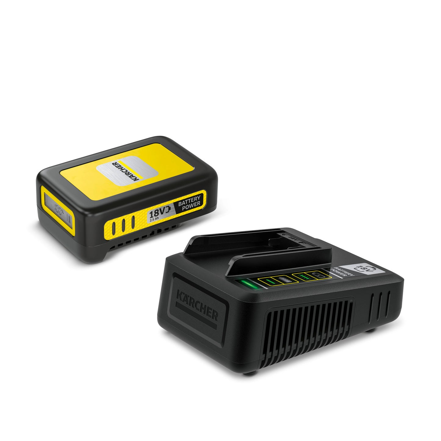 KÄRCHER Battery Power-accu-set 18 V / 2,5 Ah + snellader