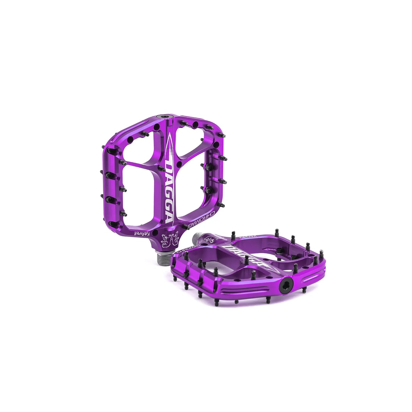 CHROMAG DAGGA CHRIS KOVARIK Violet platte pedalen
