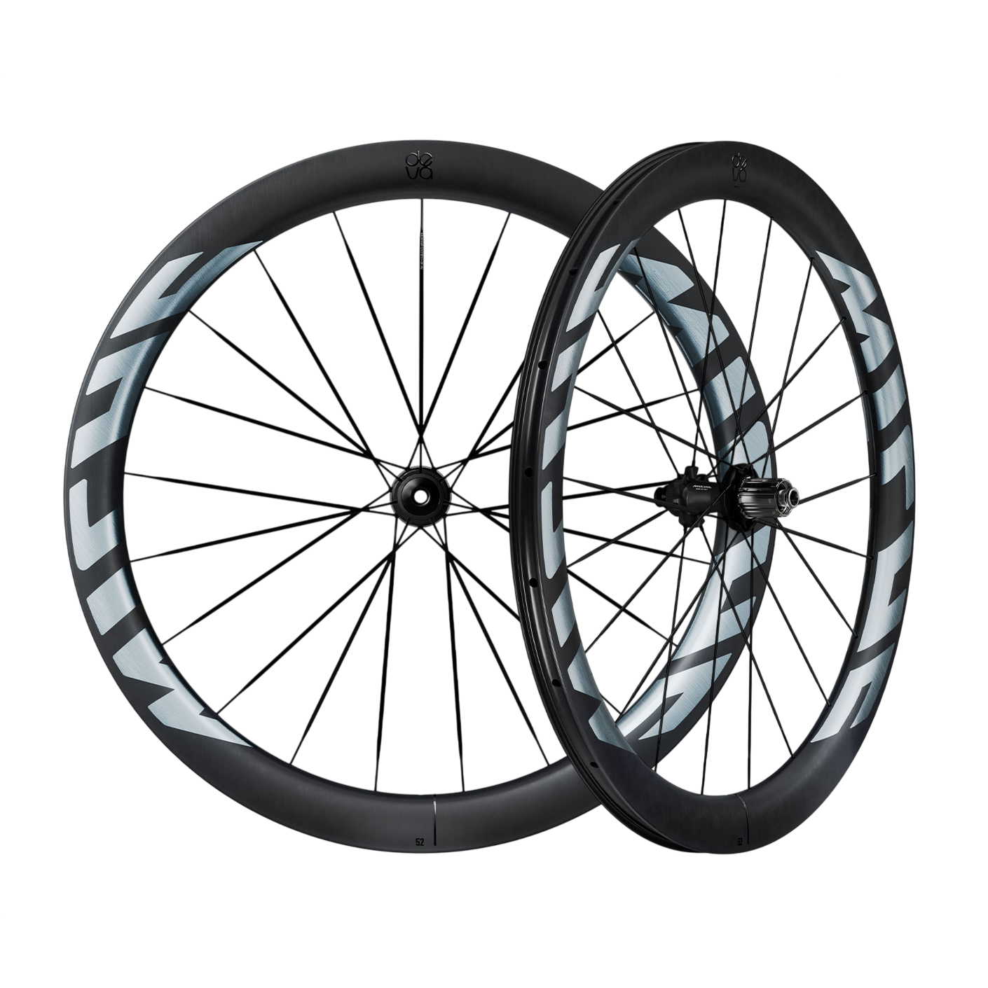Paar MICHE DEVA RD 52 Tubeless Ready wielen (Center Lock) Zilver