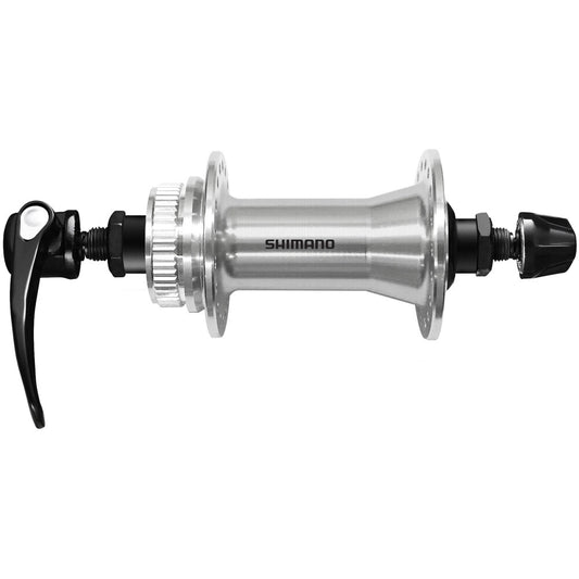 SHIMANO CUES HB-QC400-voornaaf - Polished Silver-editie