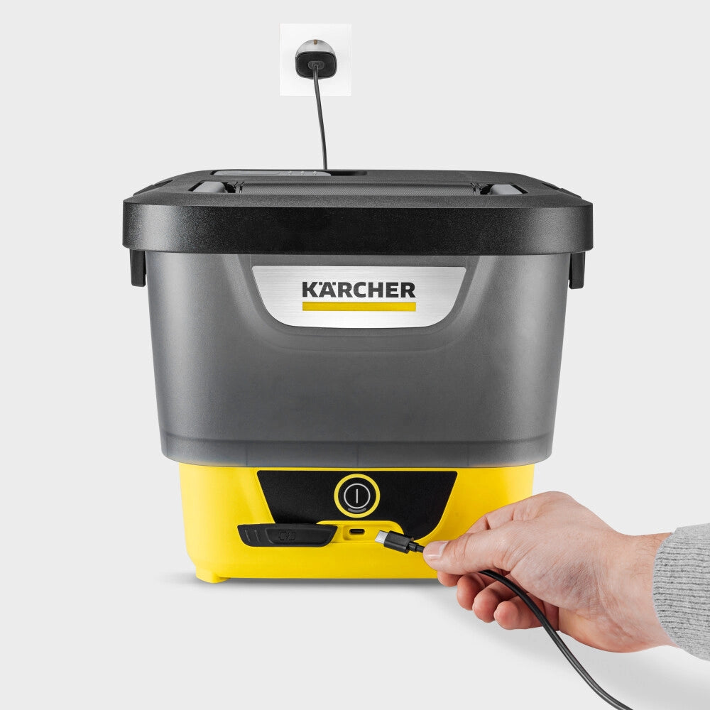KÄRCHER OC 4 mobiele, zelfstandig werkende hogedrukreiniger + Bike-set