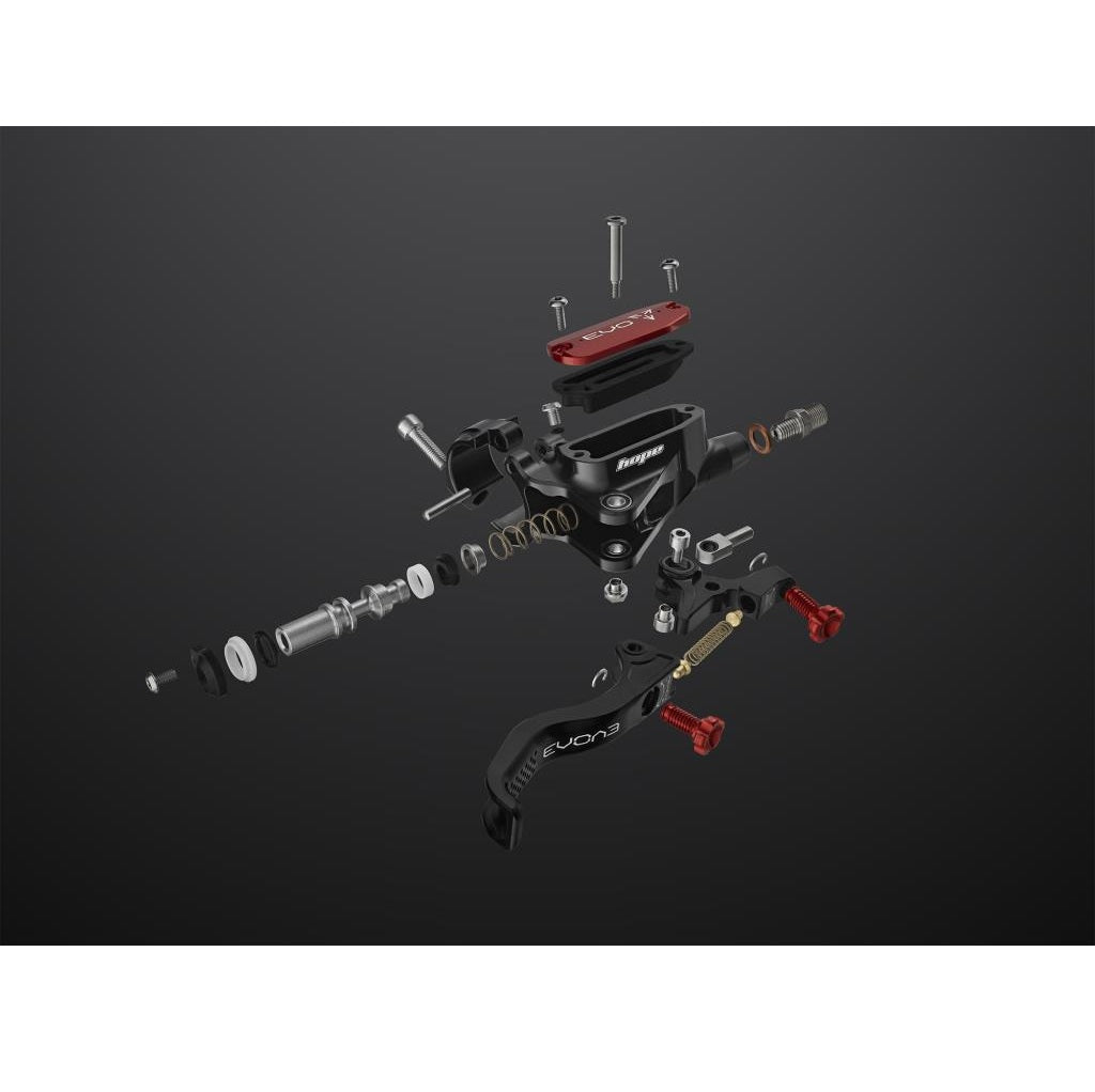 HOPE TECH 4 EVO TR4 voorrem Zwart/Rood