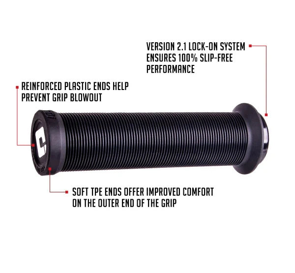 ODI LONGNECK V2.1 Lock-on handvatten 135 mm Zwart