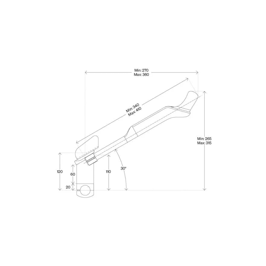 DEDA FAST PRO stuurverbreders voor Shimano blips