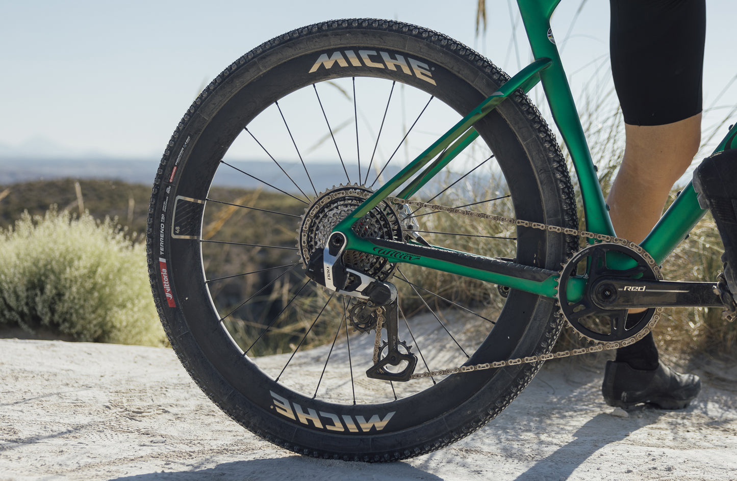 Paar MICHE GRAFF AERO 48 Tubeless Ready wielen (Center Lock)