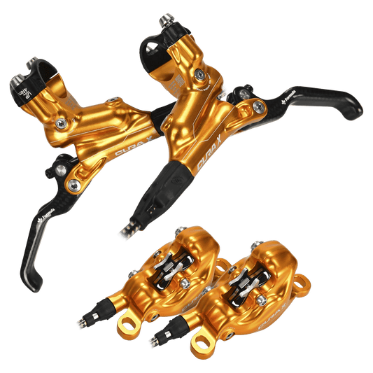 Paar Formula CURA X Gold remmen