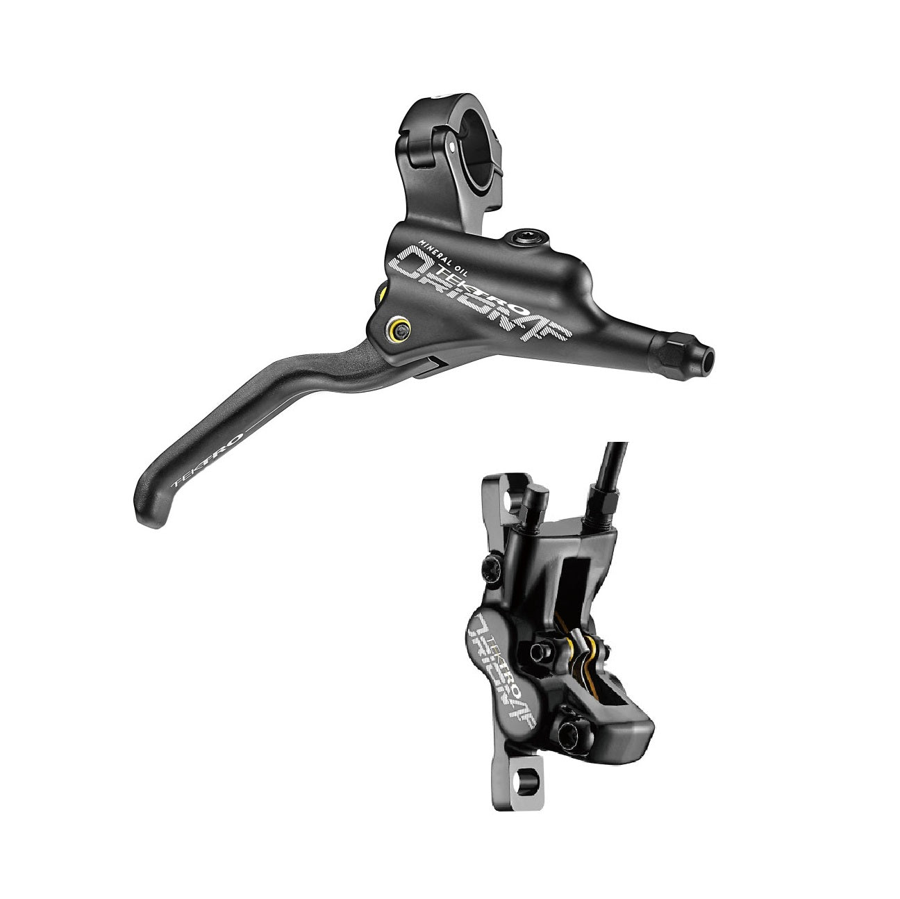 Paar TEKTRO ORION 4P HD-M745 Zwarte remmen