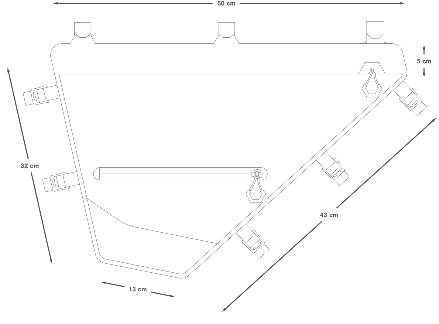 Frametas APIDURA EXPEDITION VOL FRAME PACK M 12 L Zwart