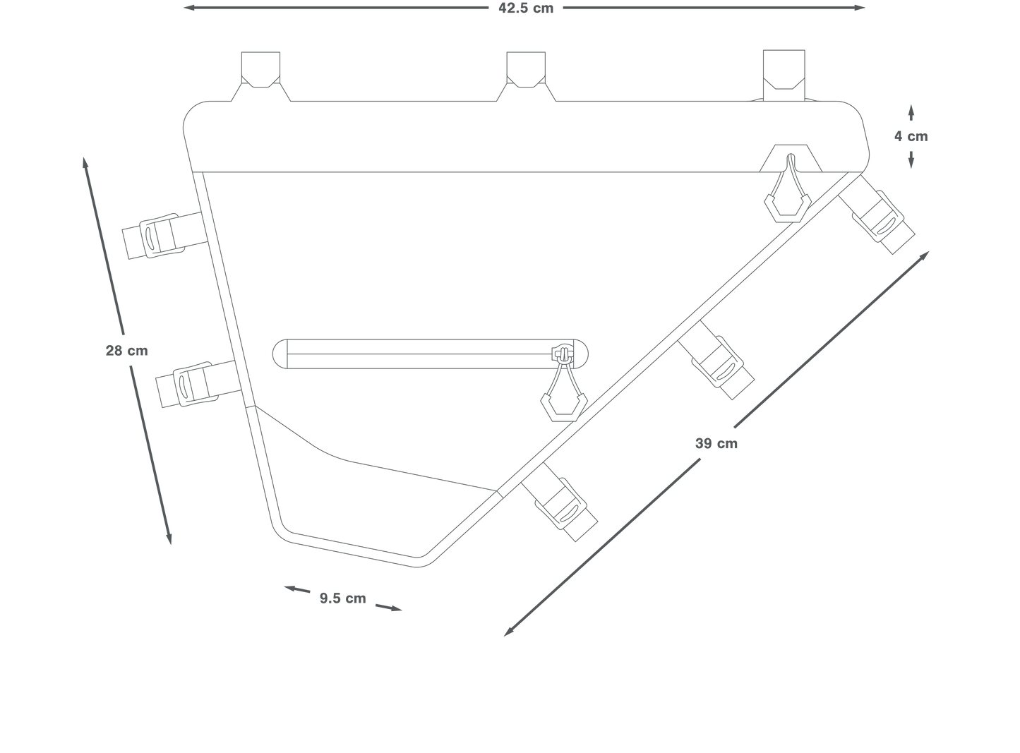 Frametas APIDURA EXPEDITION FULL FRAME PACK 6 L Zwart