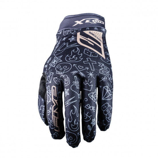 FIVE XR-LITE TATTOO-handschoenen Zwart/Goud
