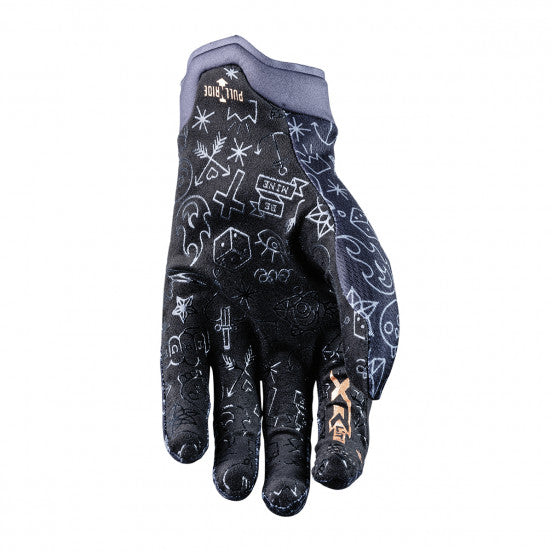 FIVE XR-LITE TATTOO-handschoenen Zwart/Goud