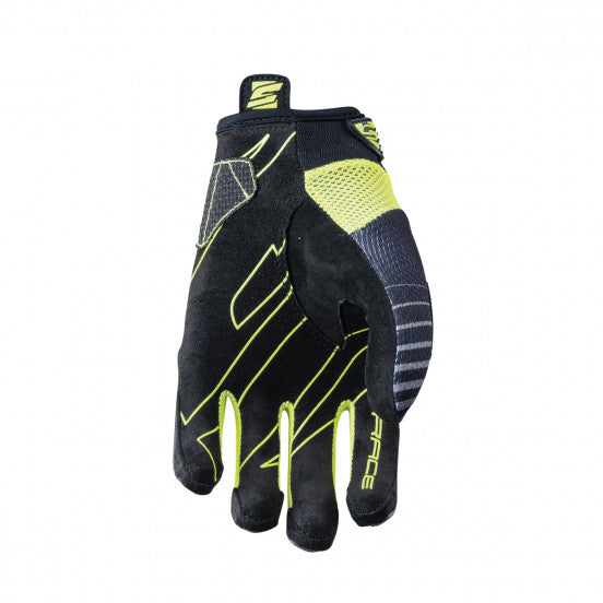 FIVE BMX RACE Junior-handschoenen, neon geel