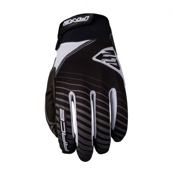 FIVE BMX RACE-handschoenen Zwart/Wit