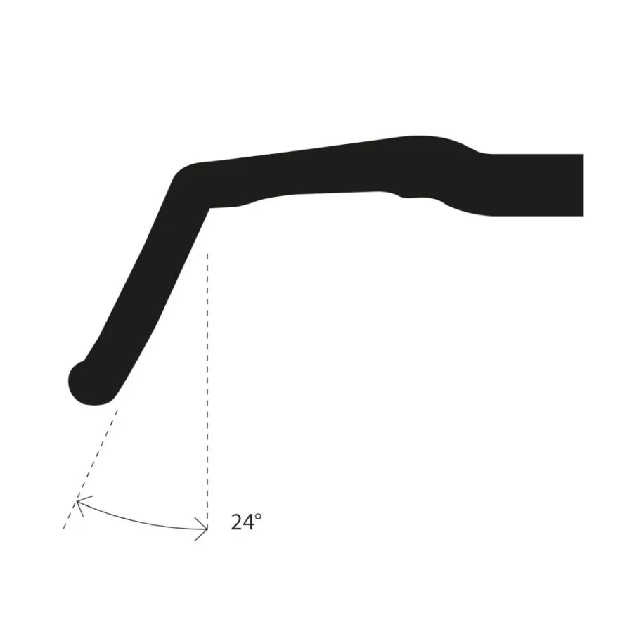 DEDA GERA ALU 24° POB Finish stuur