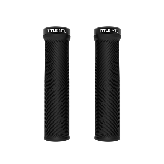 Grips Title MTB FORM Lock-On Zwart - paar vooraanzicht