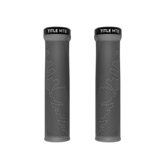 Grips Title MTB FORM Lock-On Grijs - paar vooraanzicht