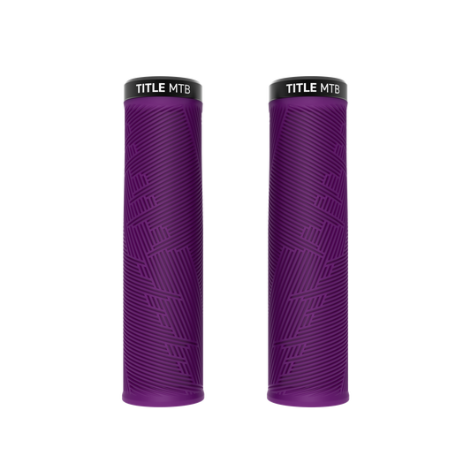 Grips Title MTB FORM Lock-On XL Violet - paar vooraanzicht