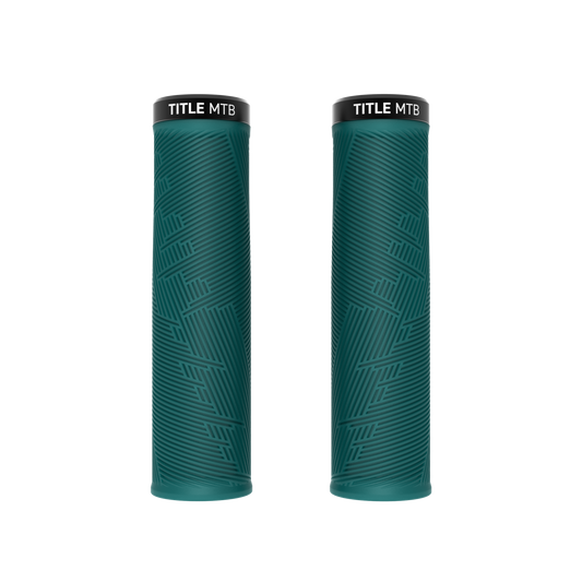 Grips Title MTB FORM Lock-On XL Turquoise - paar vooraanzicht