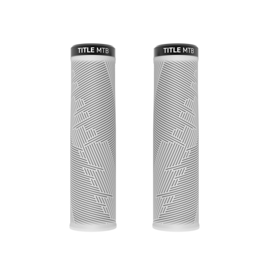 Grips Title MTB FORM Lock-On XL Wit - paar vooraanzicht