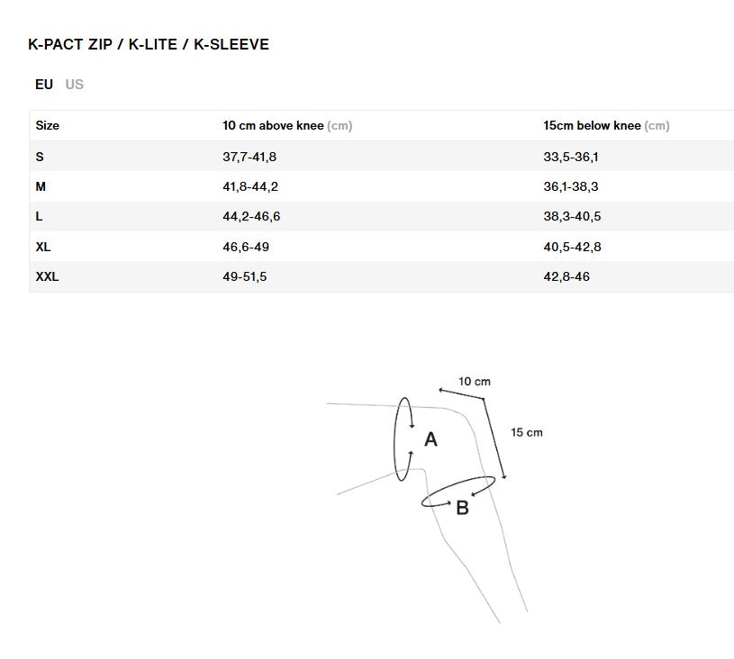 ION K-Sleeve Kniebeschermers Zwart