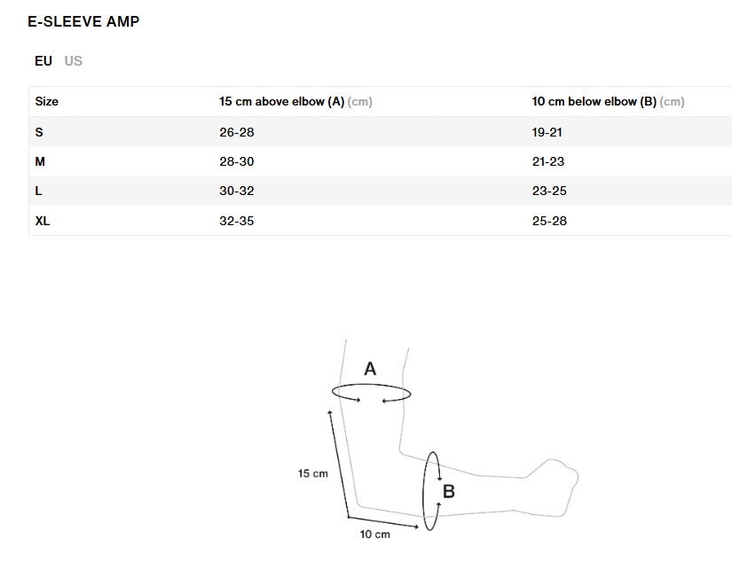 ION E-SLEEVE AMP Elleboogbeschermers Zwart