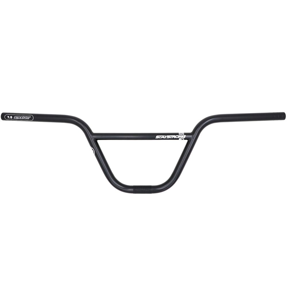BMX Stuur STAYSTRONG Chevron Straight Race Zwart Ø22.2mm