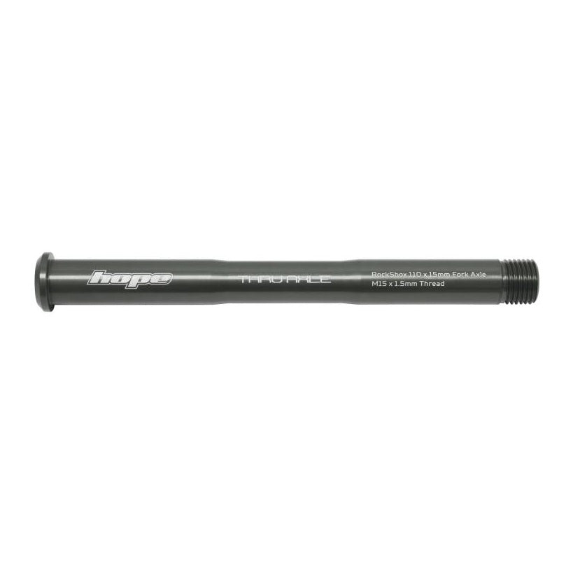 HOPE voorwielas voor ROCKSHOX Pike/Lyric/Zeb vork gerookt