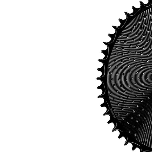Paar Kettingbladen 12v ALUGEAR AERO 8 Gaten voor Sram