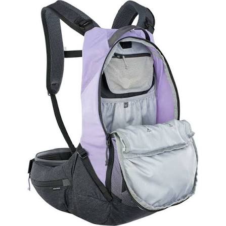 Rugzak met rugsteun EVOC TRAIL PRO 16L Paars