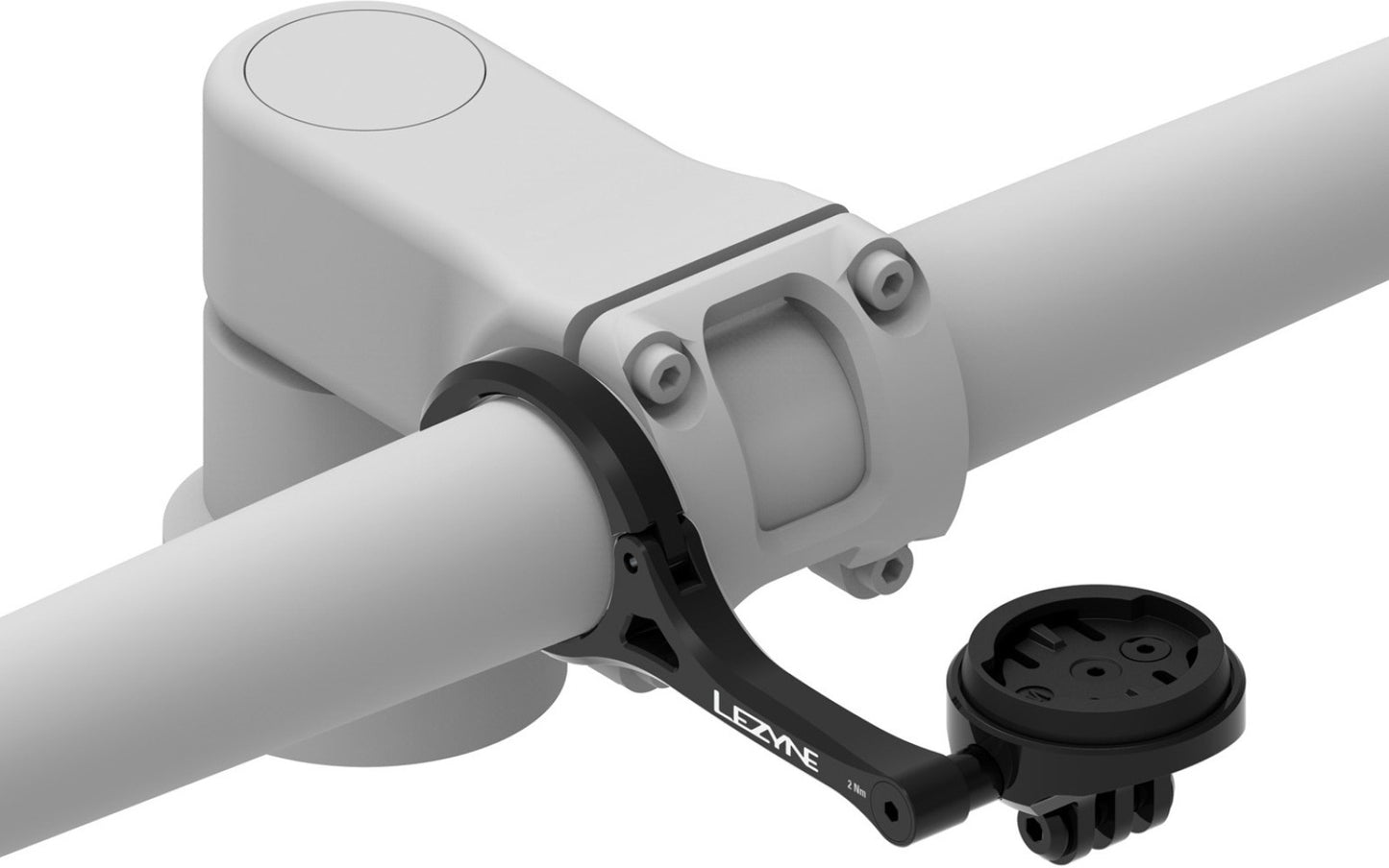 LEZYNE-fietsstanghouder voor GARMIN/WAHOO/LEZYNE GPS, zwart