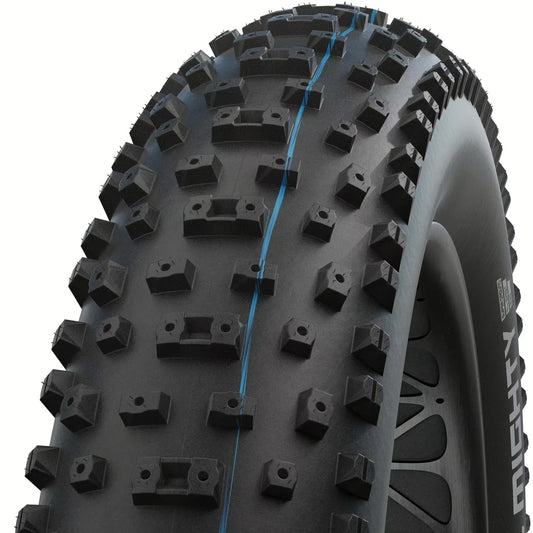 SCHWALBE Al MIGHTY SuperGround Addix-band 26x4,80 Tubeless Easy, soepel, zwart