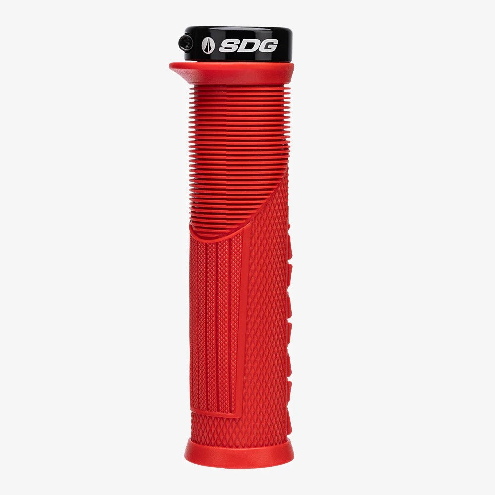 SDG OPEN CORE THRICE handgrepen 136 mm Rood