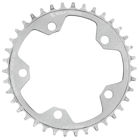 WOLF TOOTH DROP-STOP B GRAVEL/CX 110mm Ruw Zilver Mono Dek