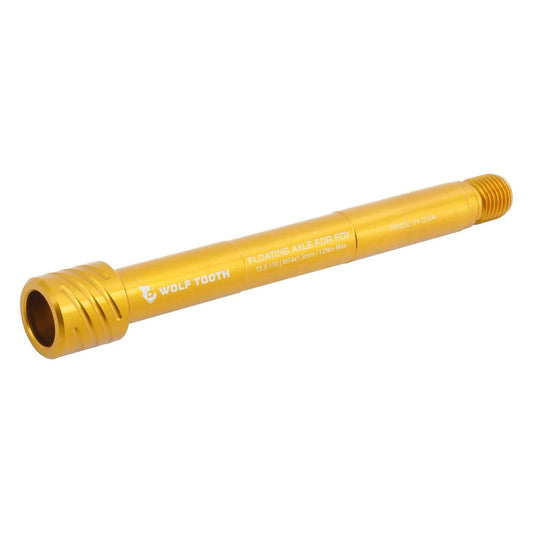 WOLF TOOTH Voorwielas voor FOX 36/38 Voorvork 15x110 mm Boost Goud