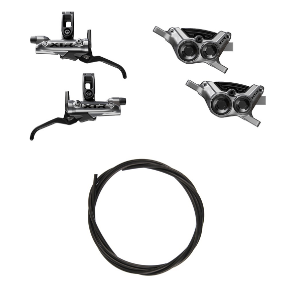 Paar SHIMANO XTR M9220 Enduro 4 zuiger remmen