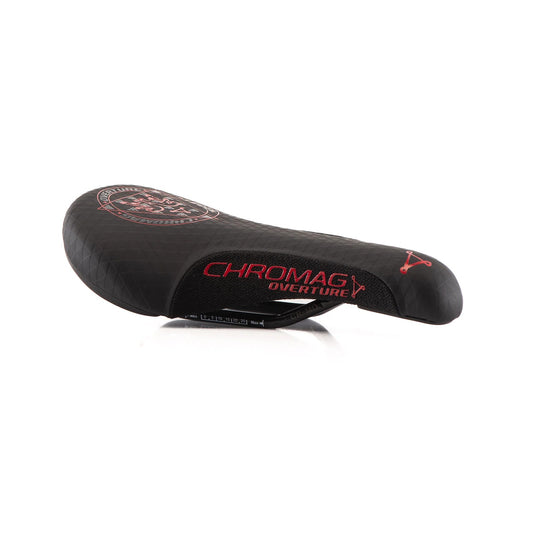 CHROMAG OVERTURE Zadel Semenuk Rails CrMo Zwart/Rood